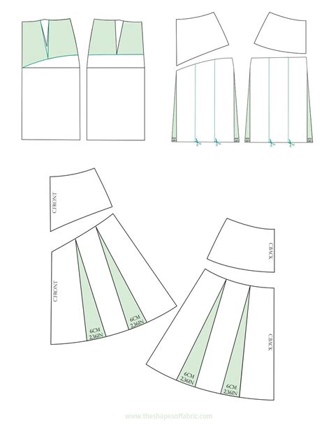 Draft and Cut Pattern for Ladies’ Skirt (Principles and .